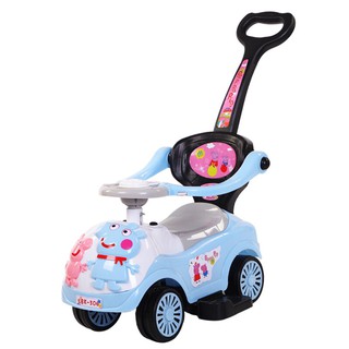 xe chòi chân có đẩy cán cán + chòi chân 911
