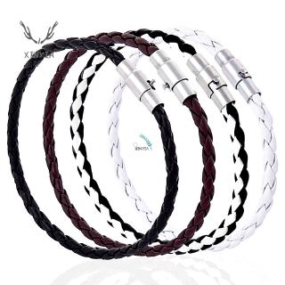 Vòng Tay Da Phối Dây Bện Hàn Quốc-XY1