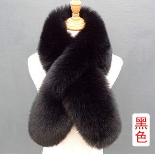 ♧♢♡♤Khăn choàng cổ phối lông cáo dày dặn thời trang mùa đông cho nữ