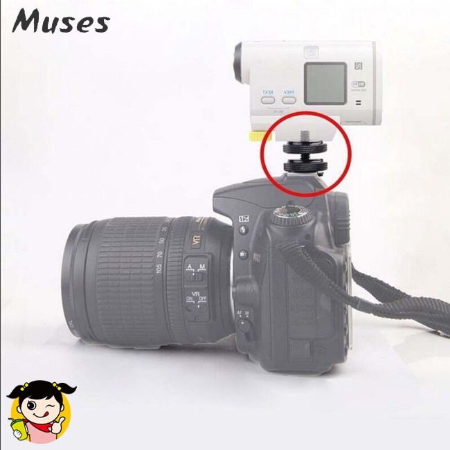 Ốc đôi gắn đèn flash cho máy ảnh 1/4&quot; inch