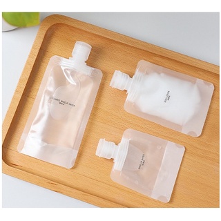 Túi chiết mỹ phẩm, dầu gội, sữa tắm nắp bật dùng cho đi du lịch 30ml/50ml/100ml