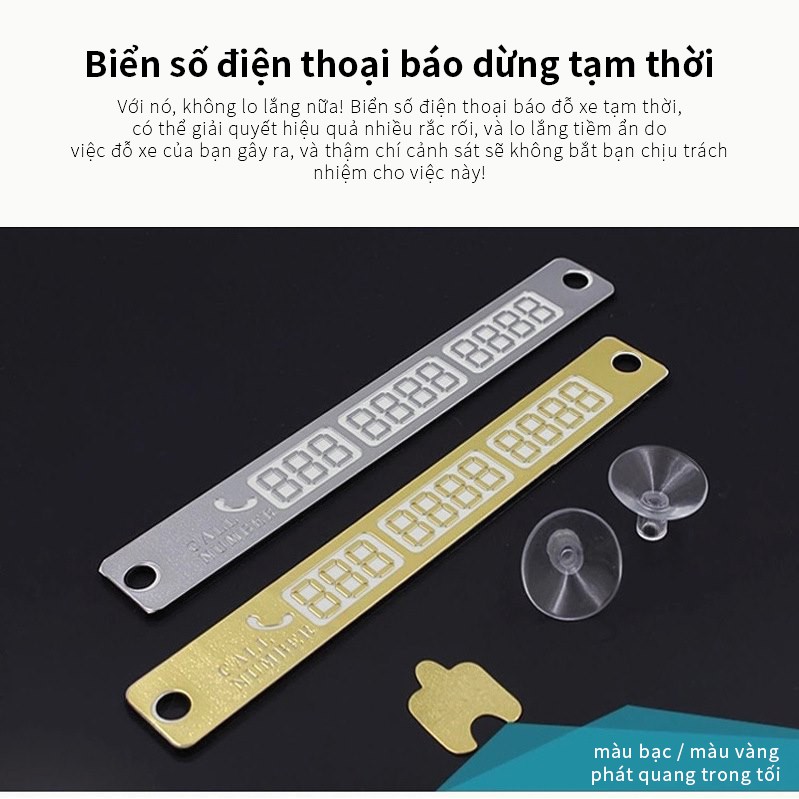 Thẻ Ghi Số Điện Thoại Đỗ Xe