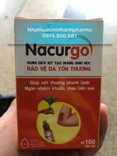 Nacurgo hơn 100 lần xịt