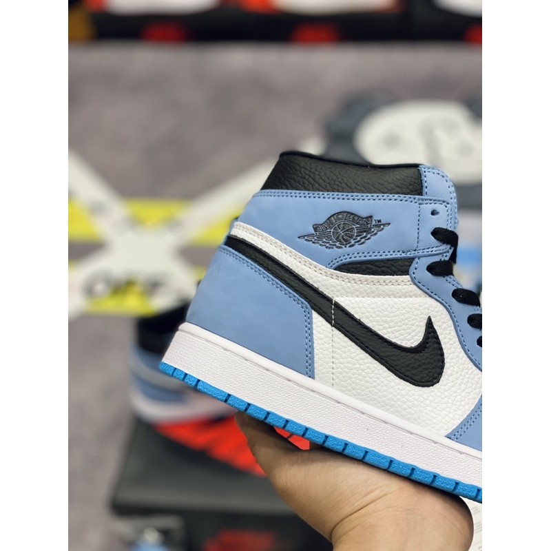 [AGsneaker] Giày thể thao cổ cao màu University blue chân bè fit lên 1 size... | BigBuy360 - bigbuy360.vn