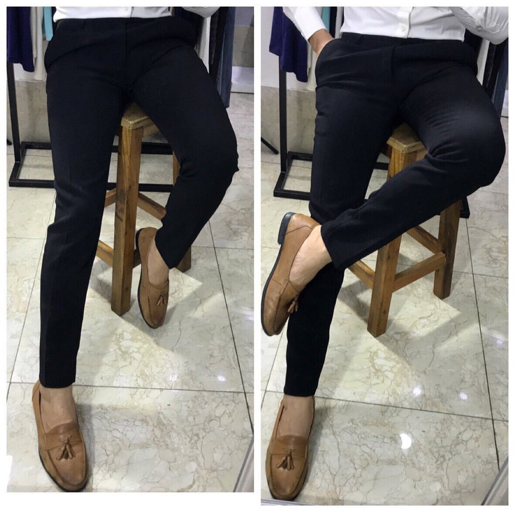 [BAO ĐỔI TRẢ] Quần tây âu vải tuyết mưa [FREESHIP] co giãn tốt, chuẩn form hàn quốc | BigBuy360 - bigbuy360.vn