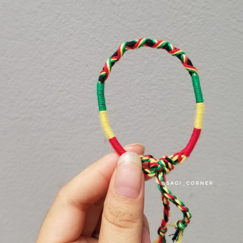 Vòng tay, vòng chân handmade bằng chỉ l Vòng wrap nhiều màu