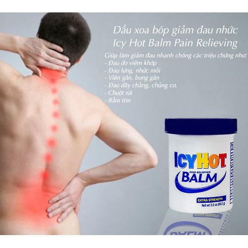 Dầu xoa bóp Icy Hot Balm Pain Relieving Extra Strength 99.2g