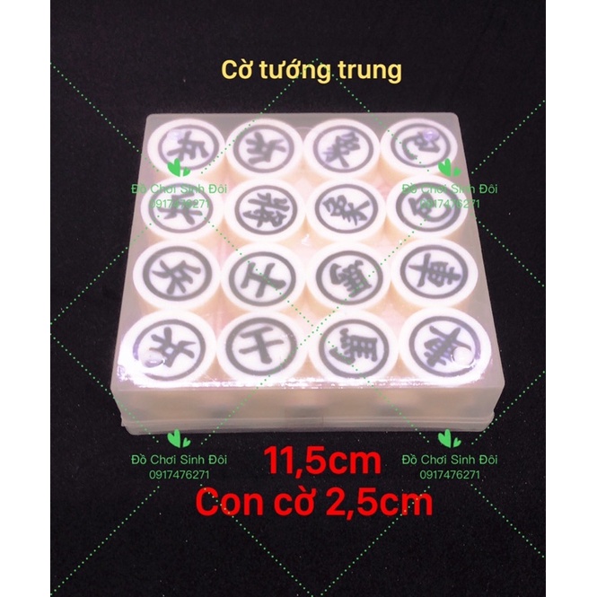 Cờ tướng loại trung - con cờ 2,5cm