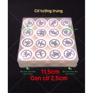 Cờ tướng loại trung - con cờ 2,5cm