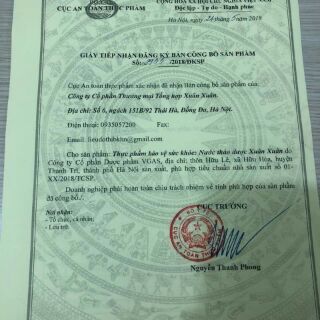 Nước thảo dược Xuân Xuân