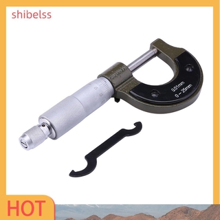 （ʚshibelss）Outside Micrometer 0-25mm/0.001mm Gauge Vernier Caliper Measuring Tool