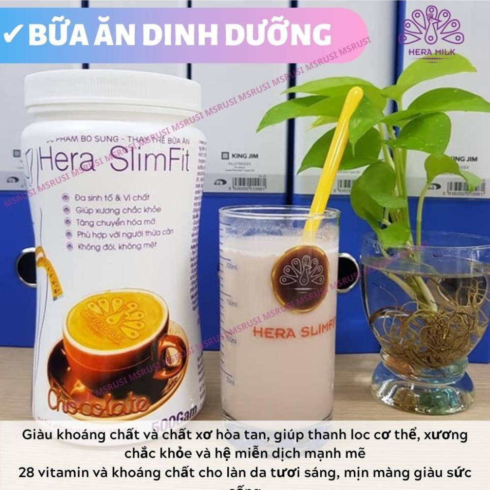 Sữa giảm cân Hera SlimFit HERA MILK Giảm 3 - 5kg sau 1 liệu trình Giảm cân tại nhà không mệt [Combo 2 hộp 500g] | BigBuy360 - bigbuy360.vn