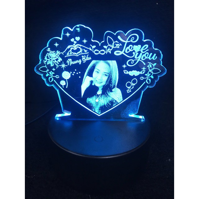 Sale Đèn LED 3D bằng mica cao cấp với nhiều thiết kế độc đáo