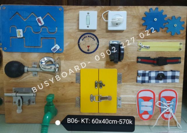 B06-  Busy Board- Bảng bận rộn cho bé