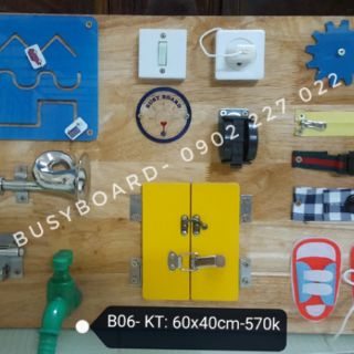 B06- busy board- bảng bận rộn cho bé