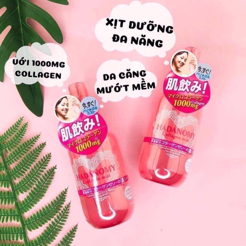 Nước Xịt Khoáng HADANOMY collagen Nhật Bản chính hãng