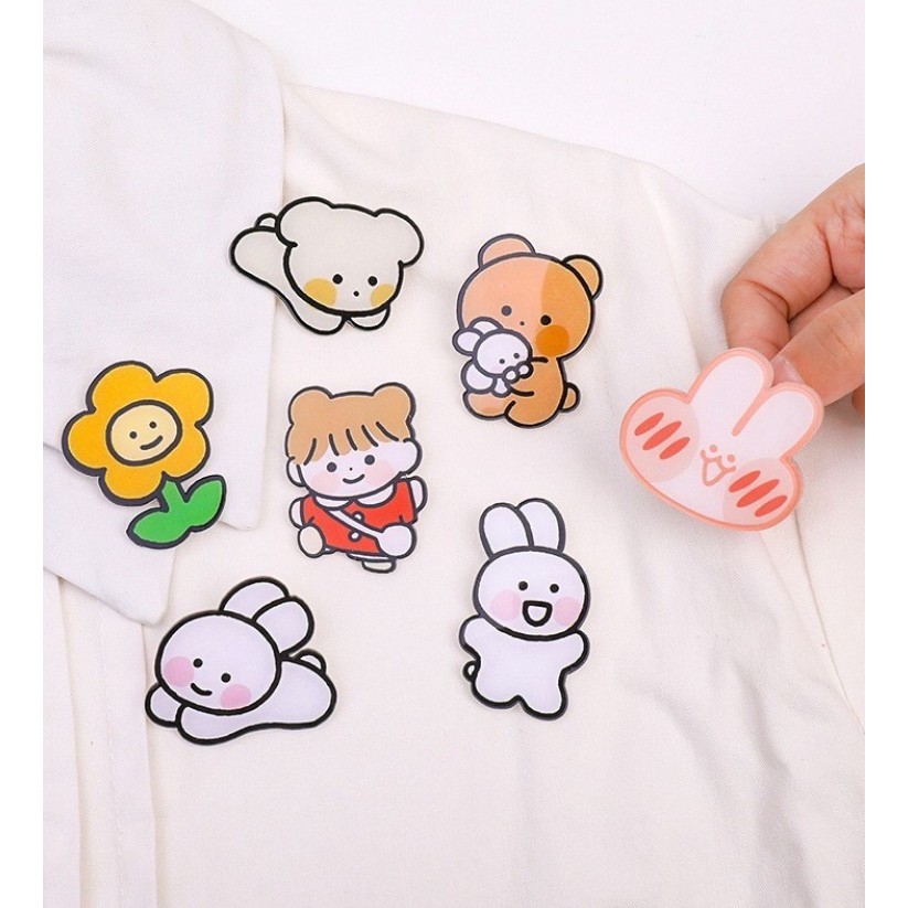 Sticker huy hiệu cài áo, ba lô, túi.... loại đẹp