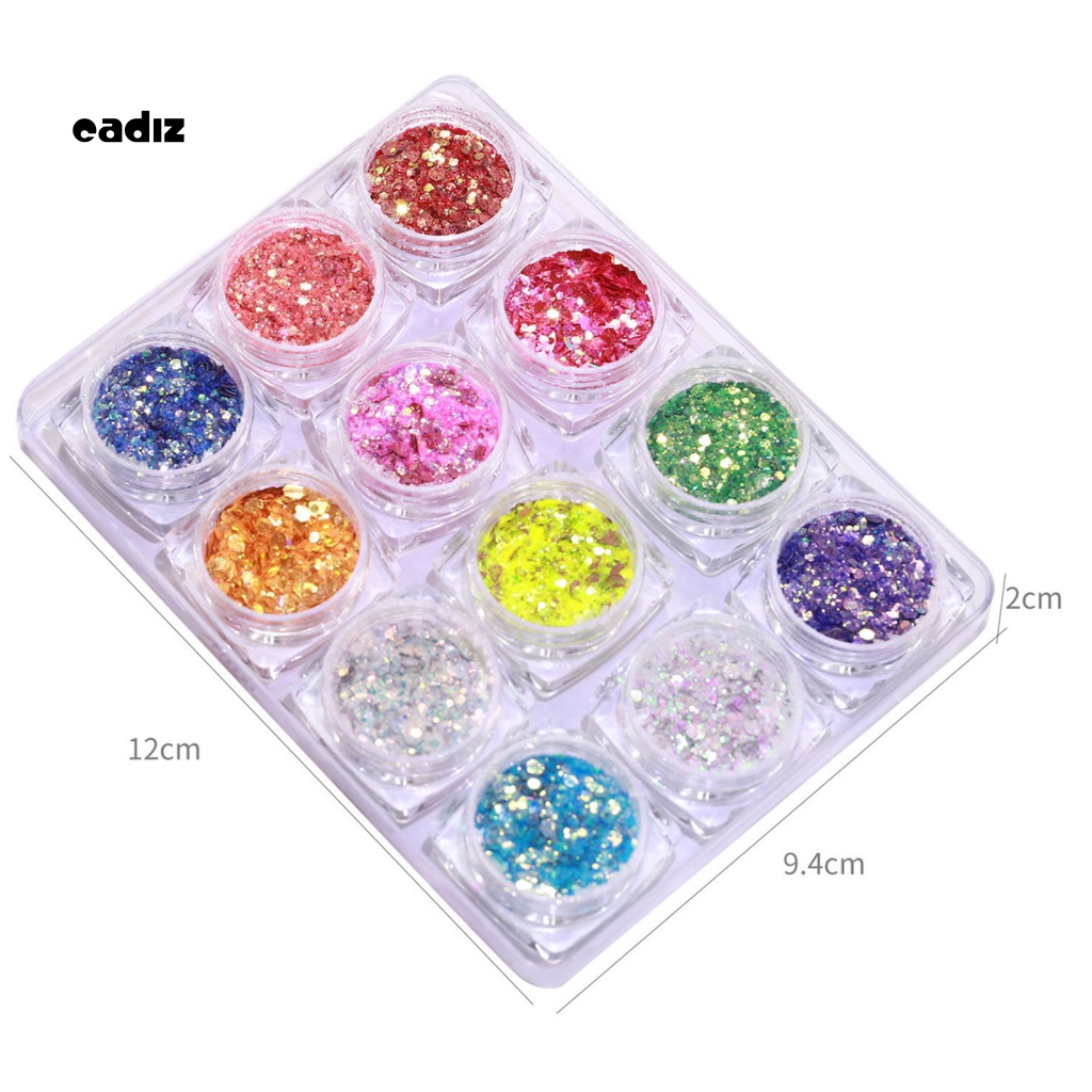 Kim Sa Hologram Độ Bóng Cao Dán Trang Trí Móng Tay Nghệ Thuật