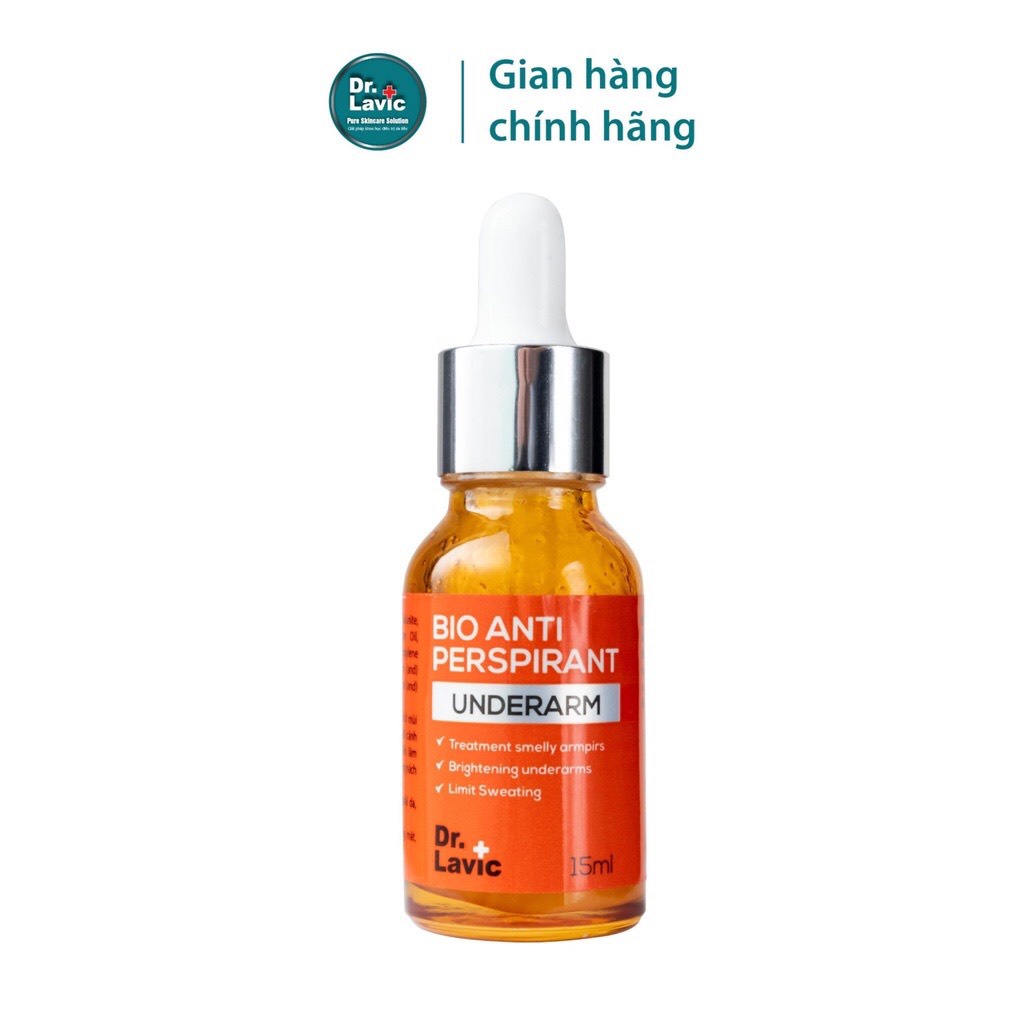 Serum hôi nách Dr.Lavic Bio Anti Perspirant Underarm khử mùi hôi nách hôi chân công nghệ USA 15ml DR932