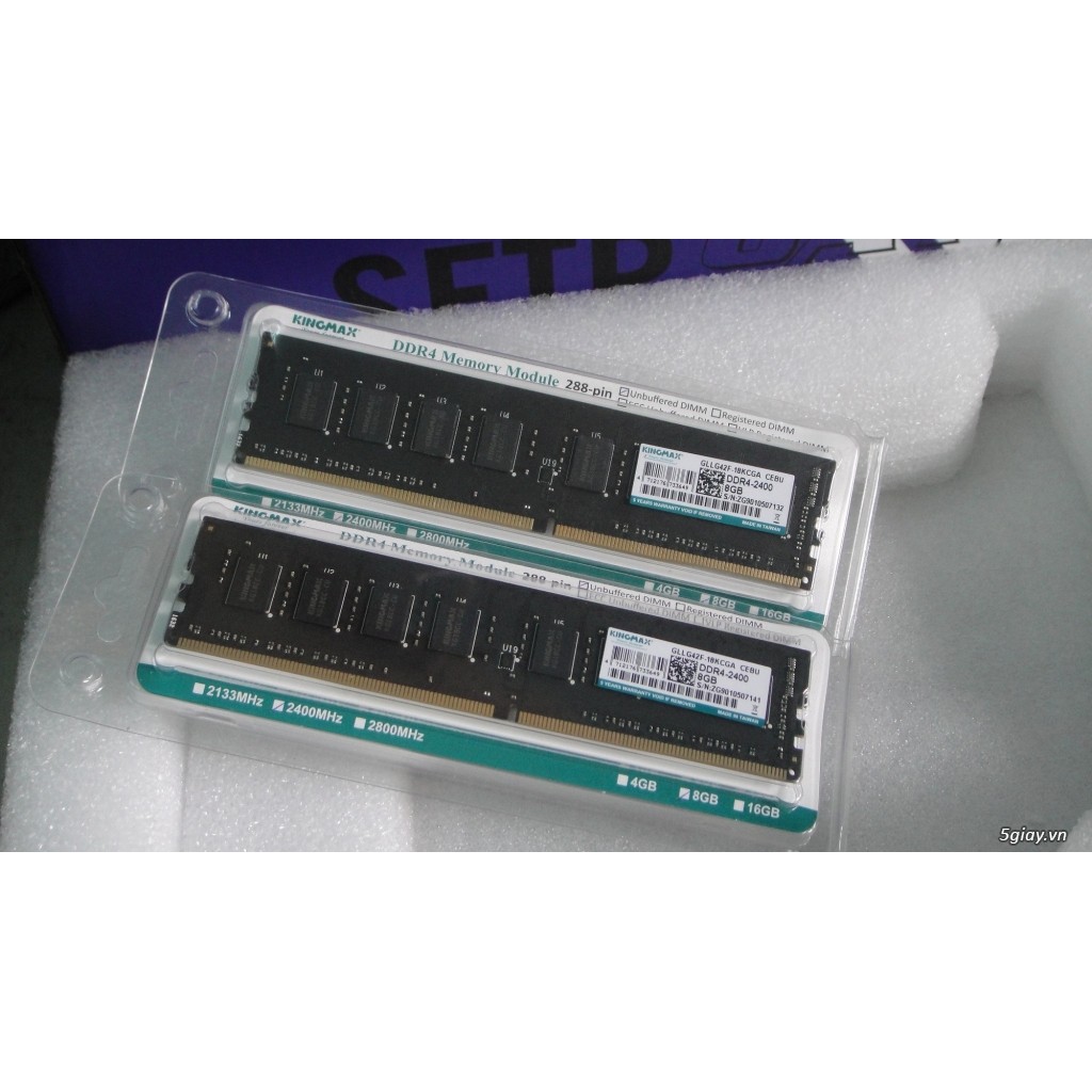 Ram Kingmax DDR4 8GB bus 2400 / 2666 NEW BẢO HÀNH 3 NĂM