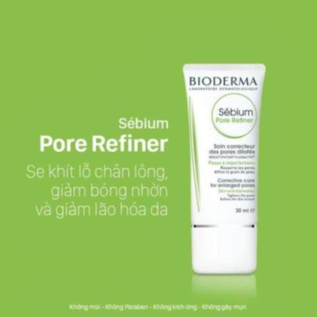 Kem dưỡng se khít lỗ chân lông Bi.od.er.ma Sebium Pore Refiner 30ml | BigBuy360 - bigbuy360.vn