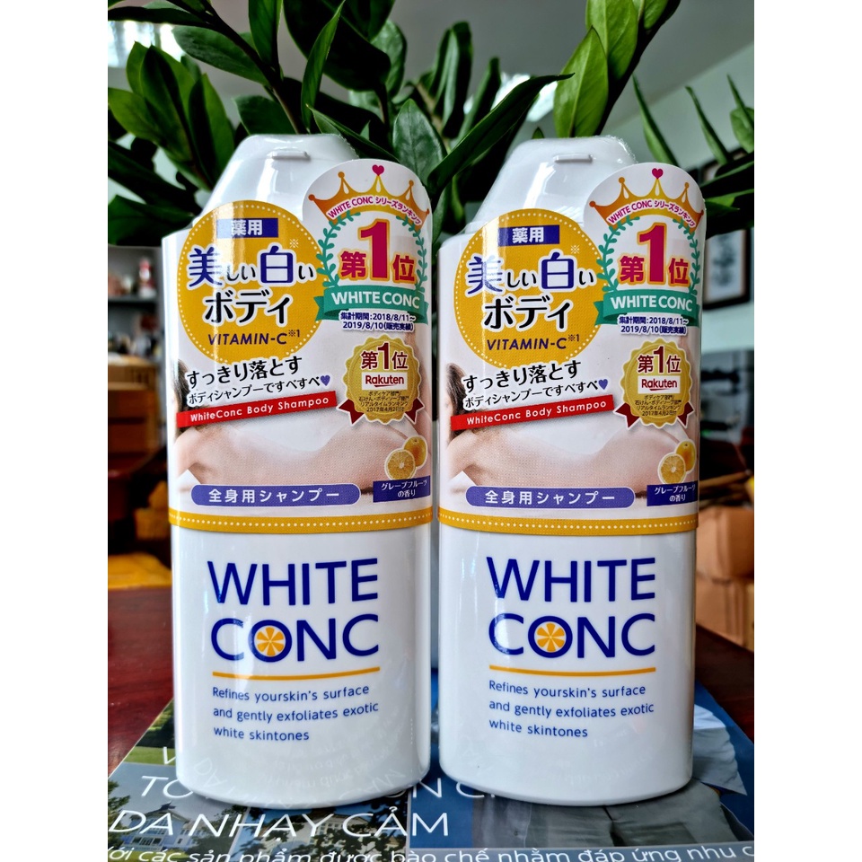 Sữa tắm trắng da White Conc 360ml - Hàng nội địa Nhật Bản