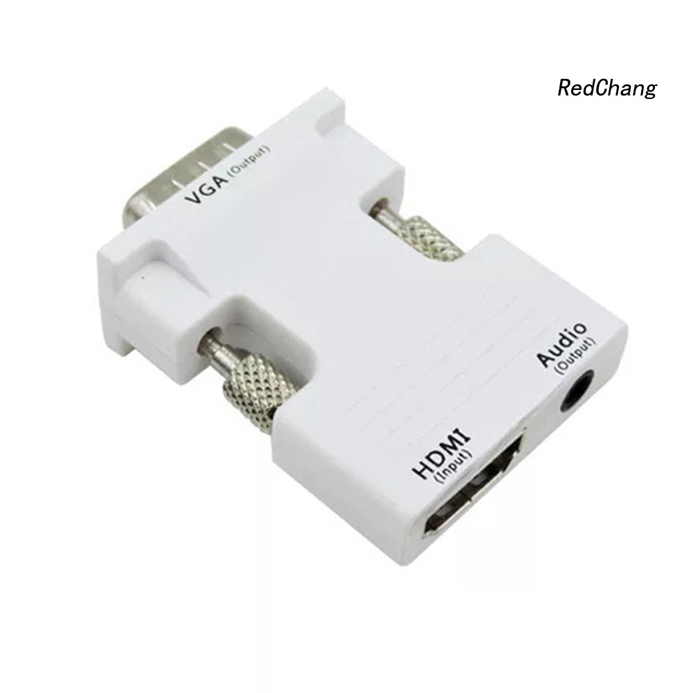 Đầu chuyển đổi SPQ cổng 1080P HDMI sang VGA có cáp âm thanh cho PC HDTV