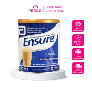 Sữa bột ensure abbott đức vani hộp 400g