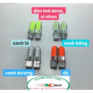 Đèn led T10 gắn xi nhan , demi cho xe máy, xe điện ( hàng loại 1)