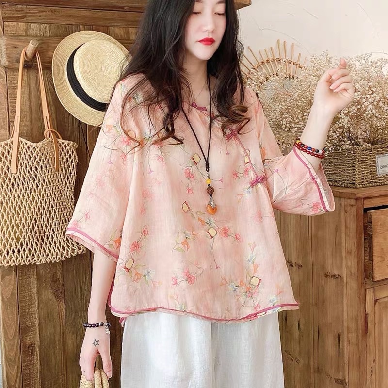 [ORDER]Áo cổ trang hán phục đi lễ chùa kiểu trung hoa trung quốc