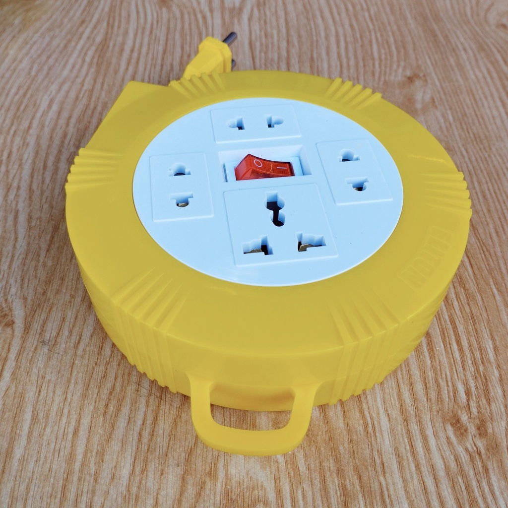 Ổ Cắm Xoay  Kéo Dài Công Suất Pmax: 2.500w - 250V/50Hz