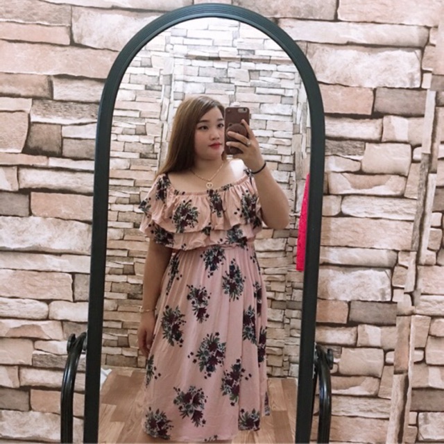 Bigsize đầm mặc được 2 kiểu