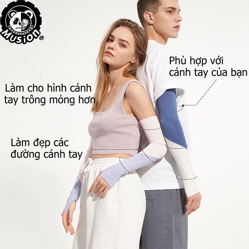 Găng tay dài thoáng khí chống tia UV nhiều màu sắc tùy chọn thời trang