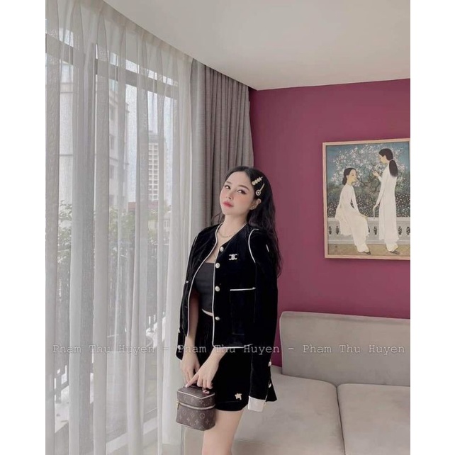 áo khoác nhung hàng quảng châu hot trend mới về