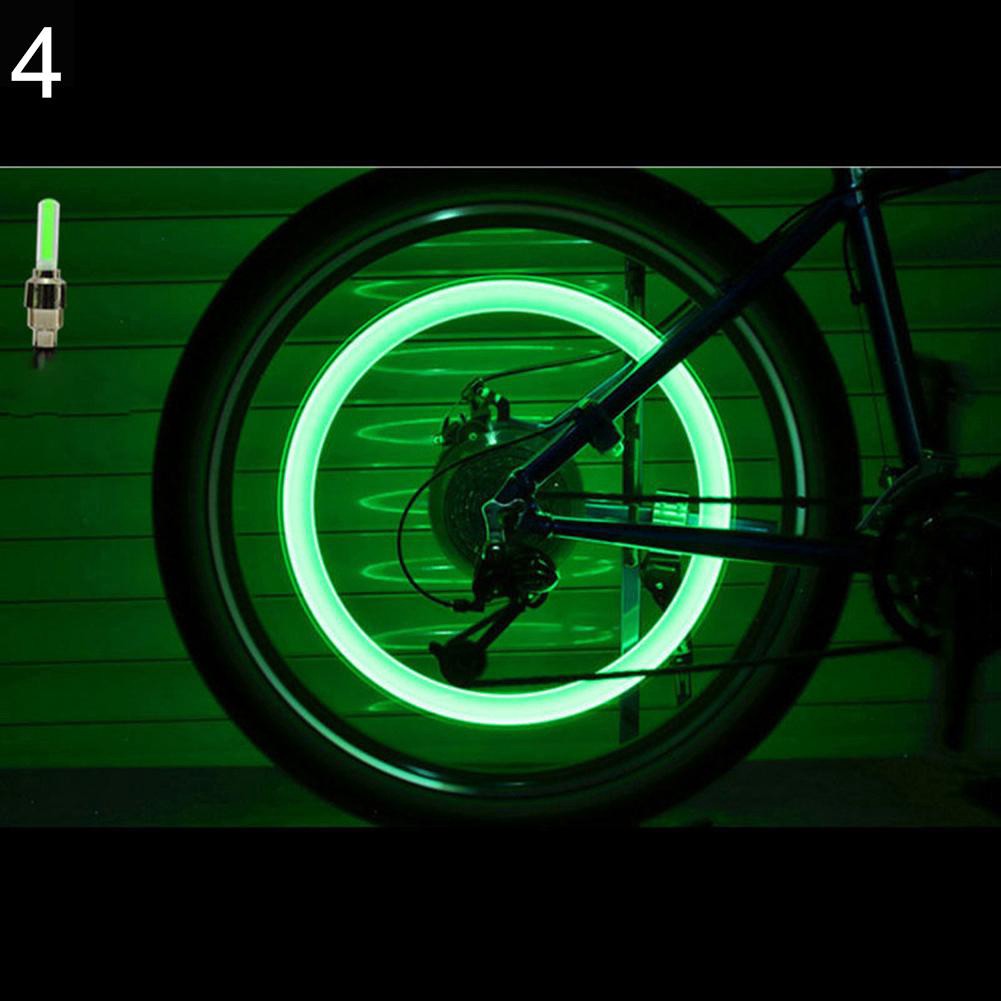 2 Bóng đèn Led gắn vòi bơm bánh xe đạp