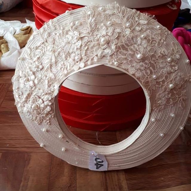 Khăn xếp màu da 30 vòng