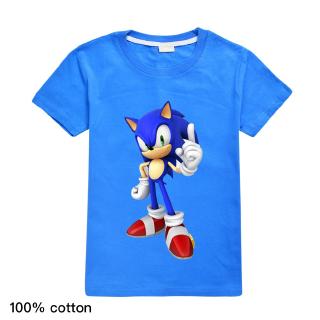 Áo Thun In Hình Super Sonic Cho Bé Trai Và Bé Gái