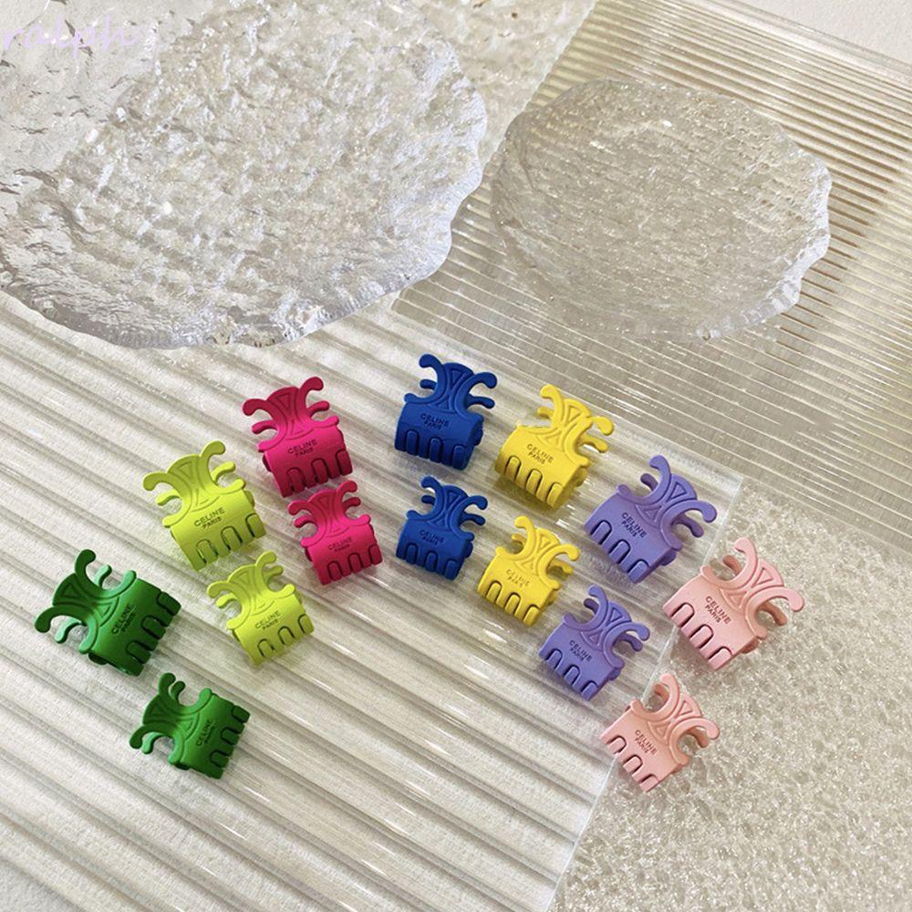 Kẹp Tóc Càng Cua Bằng Hợp Kim Màu Kẹo Ngọt Phong Cách Hàn Quốc Dễ Thương Cho Bé Gái