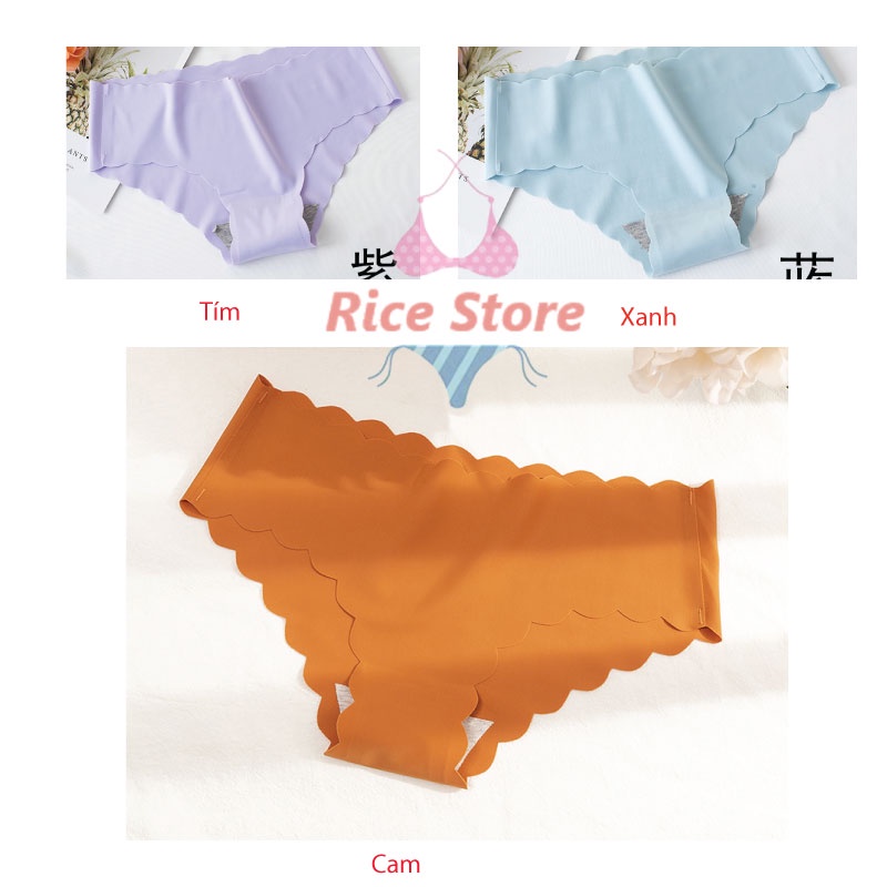 quần lót nữ đúc su thun lạnh không đường may KIMCHIBIKINI đồ chip đáy cotton kháng khuẩn sexy cao cấp QL015