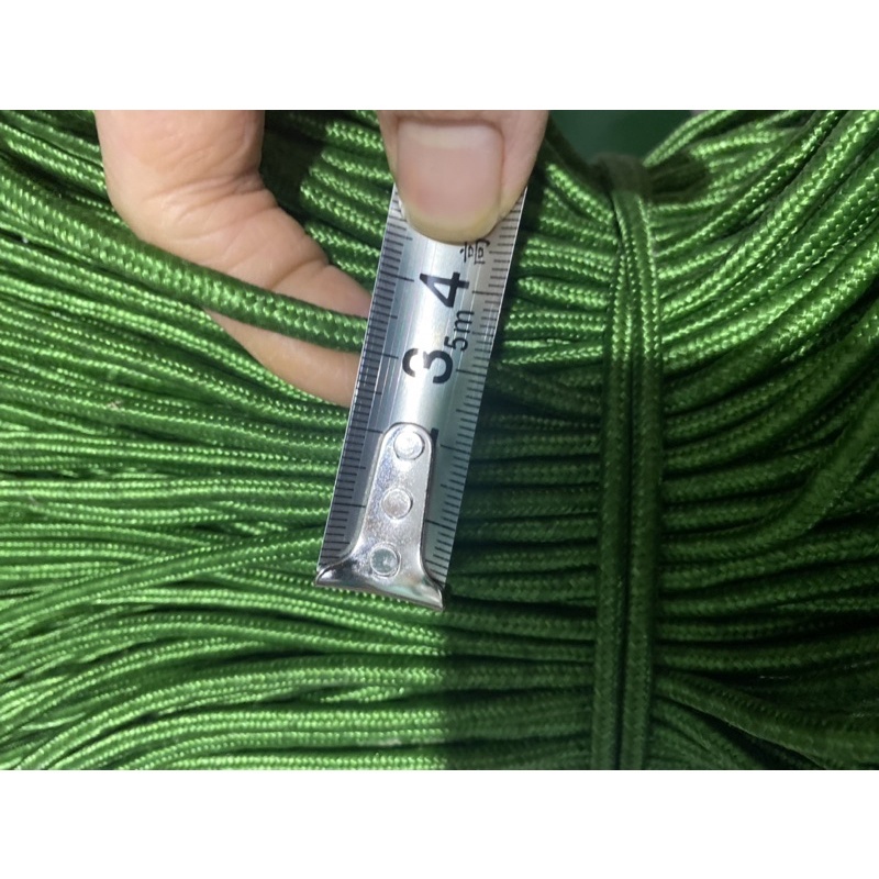 Dây Dù Buộc Bạt, Chằng Hàng, Cắm Trại, Cột Đồ, Mắc Tăng/ Võng Tròn Màu Xanh Loại 1
