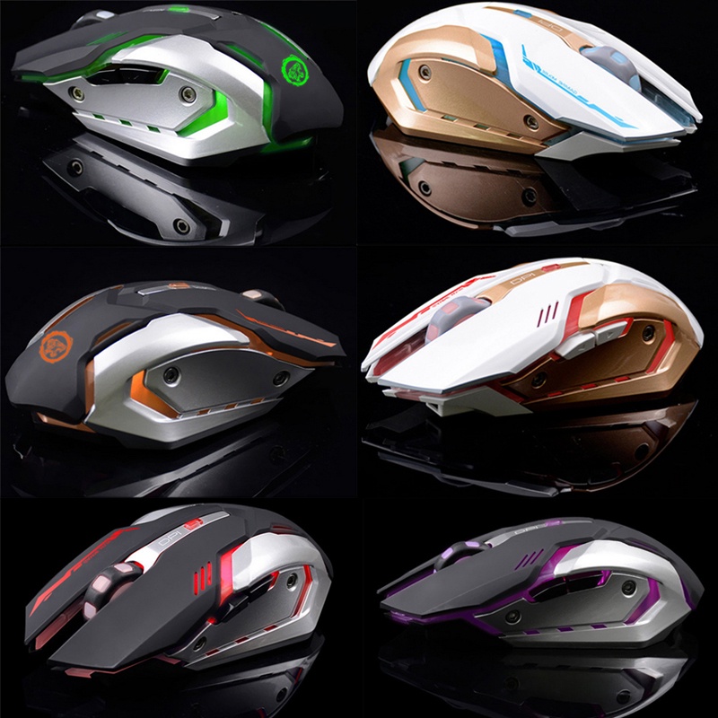 Chuột Quang Gaming Không Dây 2400 DPI Có Thể SạC LạI