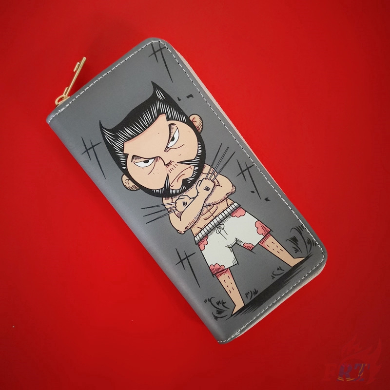 ✨ Ready Stock ✨ ❀ Marvel Ví ❀ Wolverine Logan Howlett PU Wallet Purse Fashion Wallet