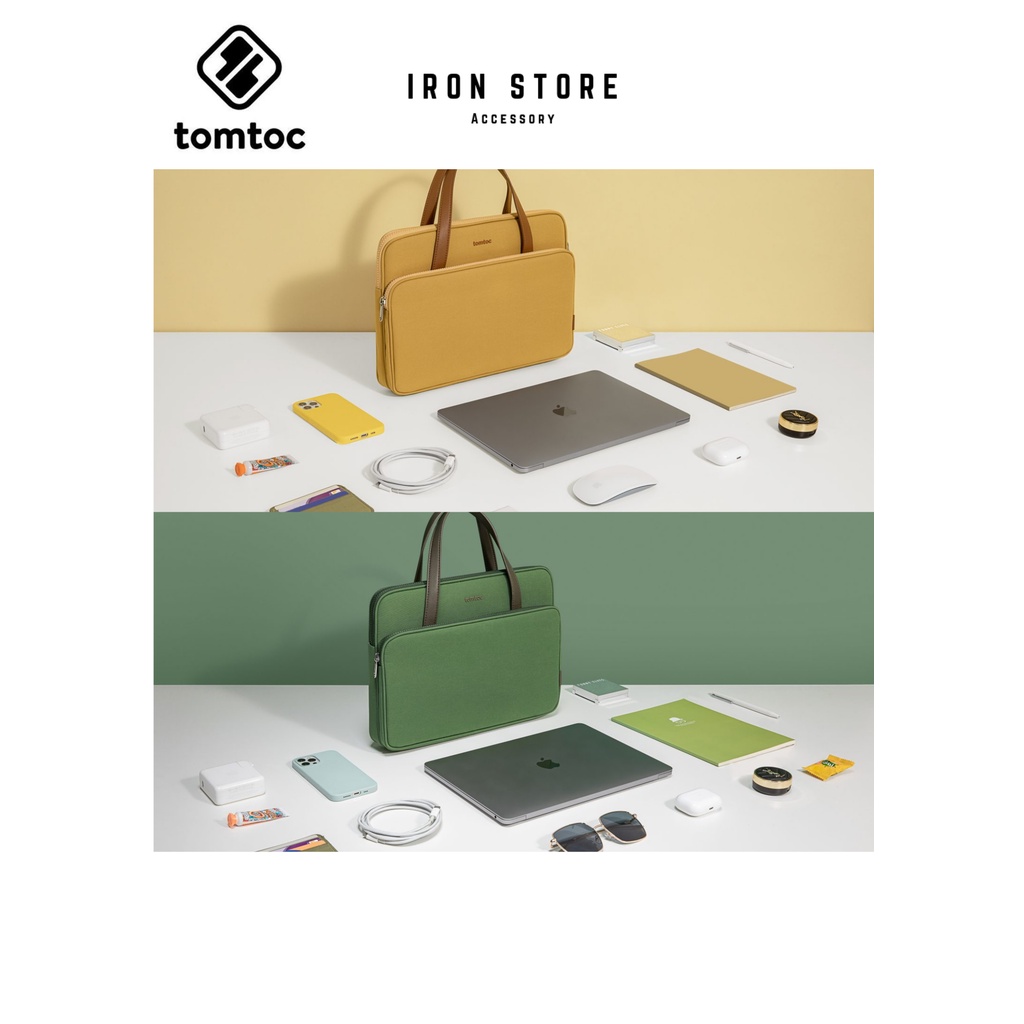 TÚI XÁCH TOMTOC  BRIEFCASE PREMIUM FOR LAPTOP 13”/14”/15"/16" H21