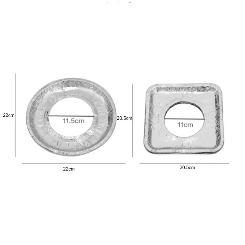 Set 10 Tấm Lót Bếp Ga/Bếp Chống Dầu Cách Nhiệt Tiện Dụng