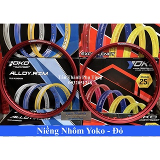 Niềng nhôm Yoko Thailand 1.4-1.6 Màu Đỏ Dochoixemay