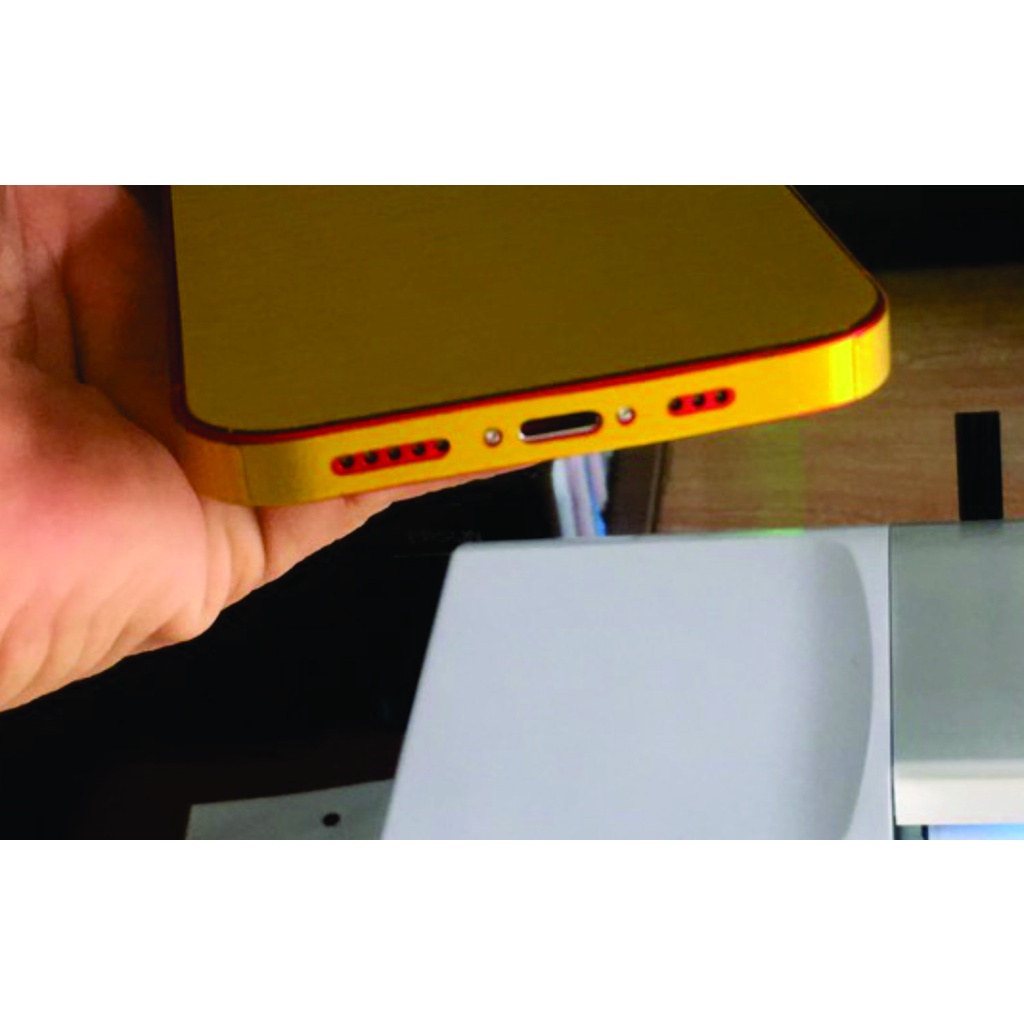 Bộ miếng dán skin viền iphone 13 pro max / 13 pro / 13 / 13 mini / 12 pro max / 12 pro / 12 / 12 mini, chống bấm vân tay