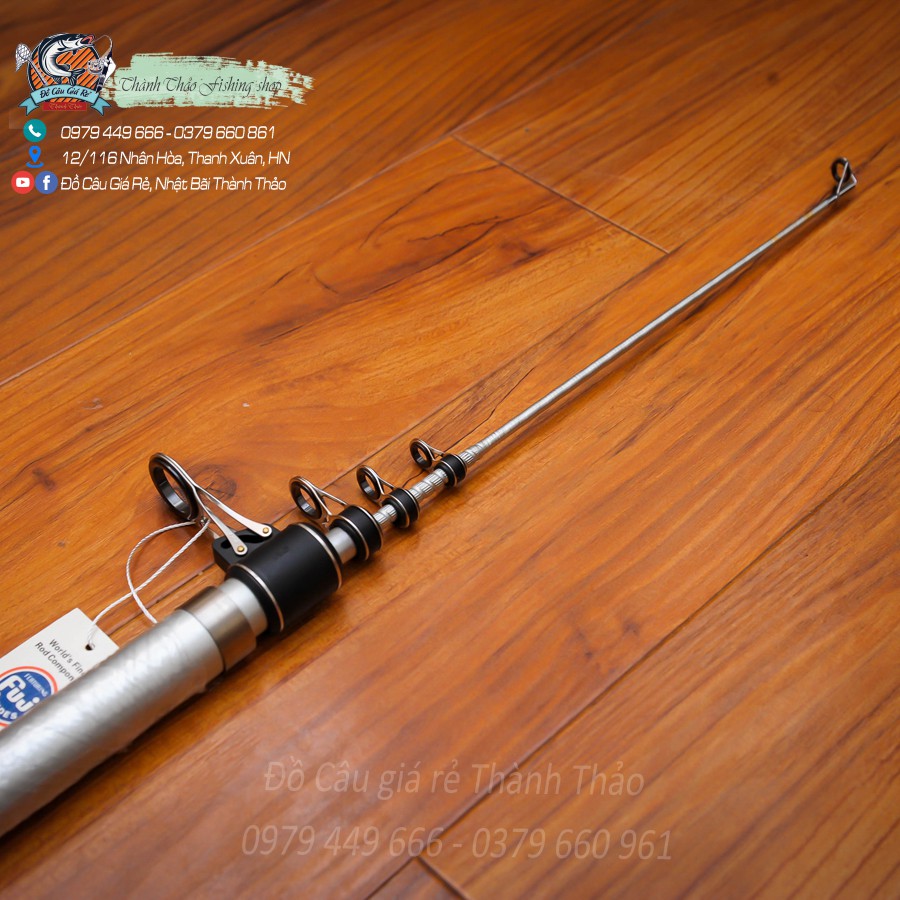 ✳️ CẦN CÂU LỤC ✳️ Shimano Bạc - SurfLeader FV 425 BXT - Xoắn cacbon, khuyên định vị ( Đẹp , Bền , Rẻ )