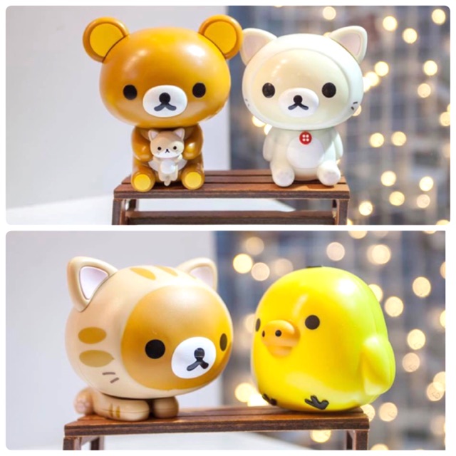 Bộ mô hình gấu Rilakkuma Bandai