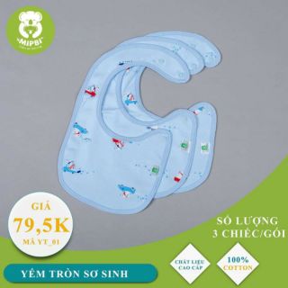 Set 3 Yếm tròn ăn dặm Mipbi