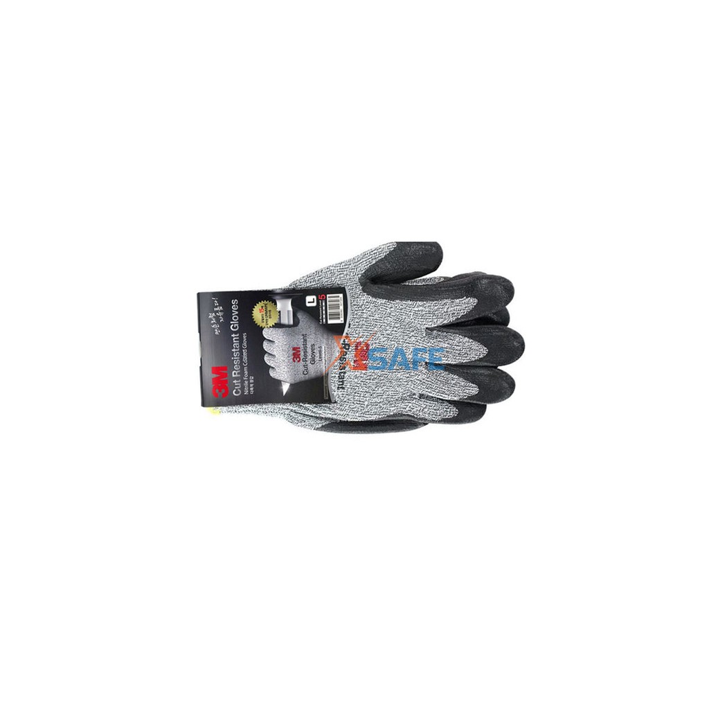 Găng tay chống cắt 3M cấp độ 5 phủ PU Găng chống cắt - chống mài mòn - xé rách - đâm xuyên theo tiêu chuẩn EN388 4543